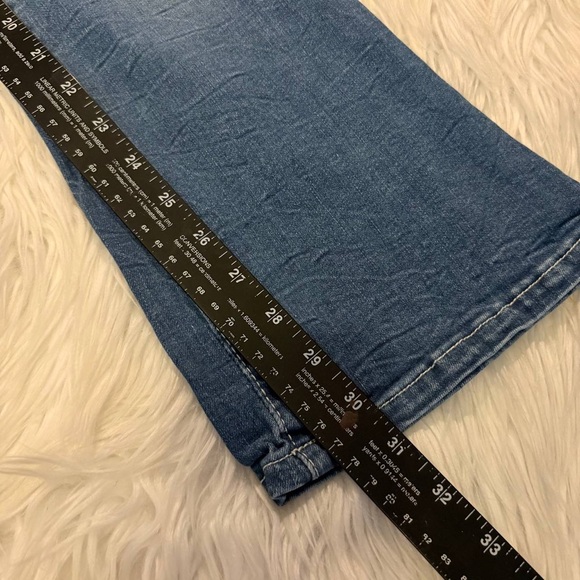 Flamingals Flamingals Flare Bell Bottom Jeans for Women Raw Hem High Waist M - Picture 4 of 13